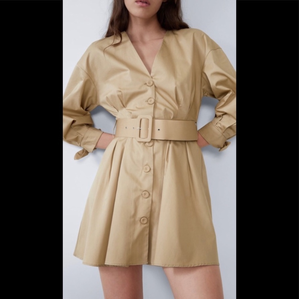 Zara bloggers favorite belted dress - Picture 4 of 6
